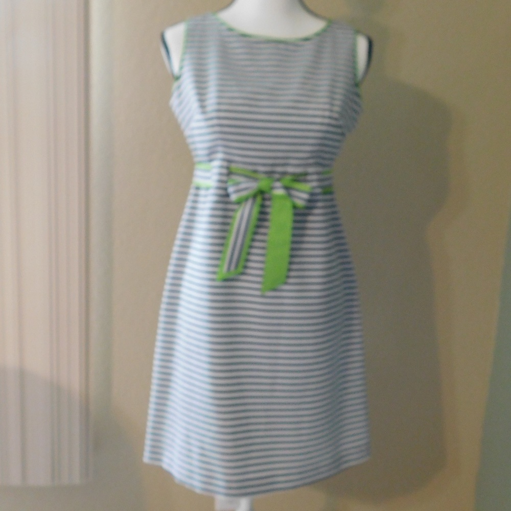 Kim Rogers Striped Dress, Sz 6P